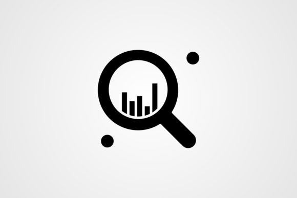 Download Vector Marketing Analysis Glyph Icon - Icon Collection