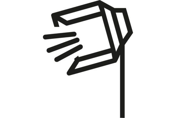 Download Spotlight Line Icon. Scene, Performance, - Icon Collection