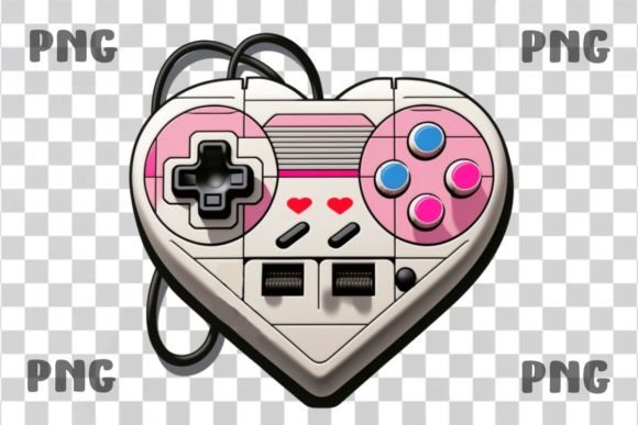 Download Heart Valentine Controller Png Gamer - Premium Resources