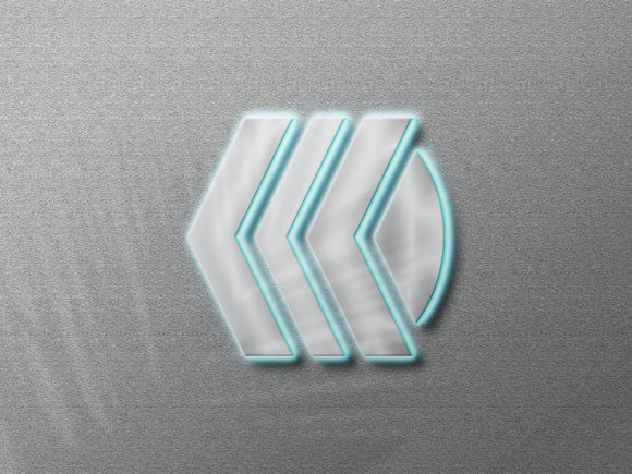Download 3d Silver Effect Neon Logo Mockup Design - Neon logo mockup Collection