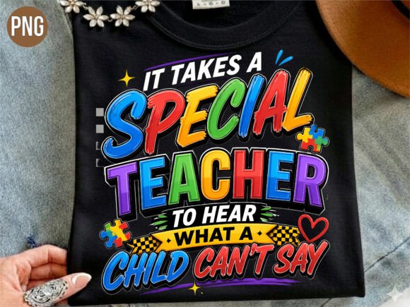 Download Special Teacher Autism PNG Tshirt - Special Collection