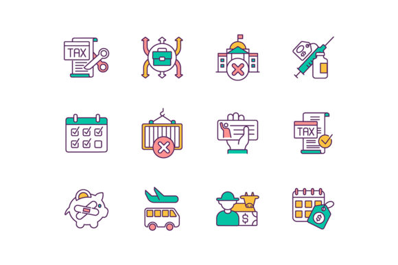 Download Economic Recovery After Quarantine Icons - Icon Collection
