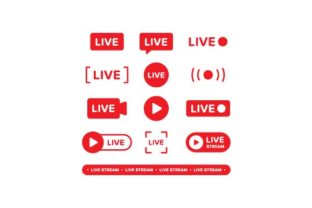 Download Live Streaming Button Icon - Icon Collection