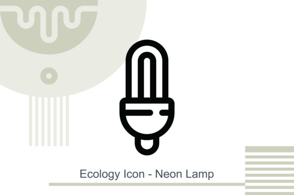 Download Ecology Icon - Neon Lamp - Icon Collection