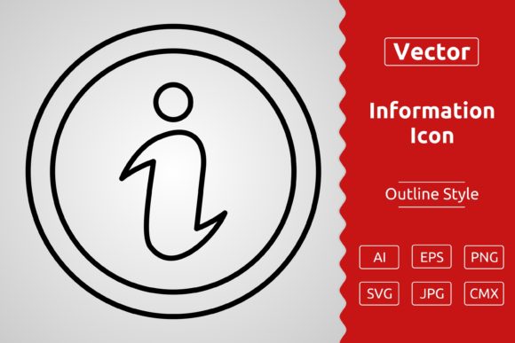 Download Vector Information Outline Icon Design - Icon Collection
